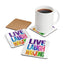 Coasters (4 Pack) Live Laugh Mahjong