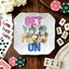 Scalloped Ceramic Mahjong Dice Tray - Get Your Mahj On