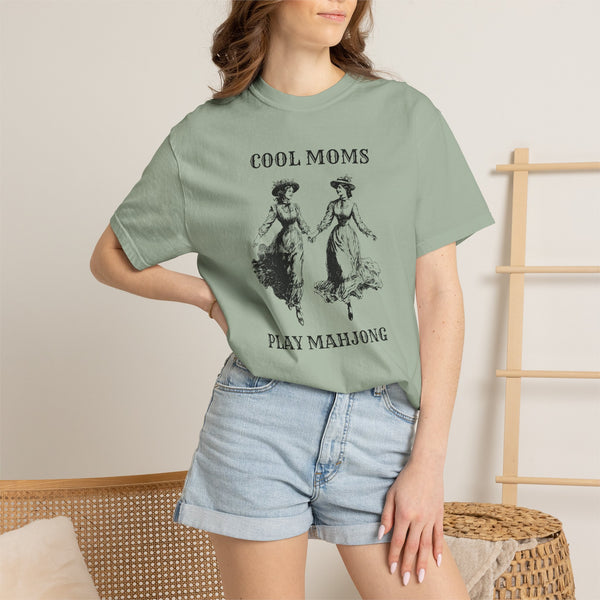 T-Shirt - Cool Moms Play Mahjong (Comfort Colors - Unisex)