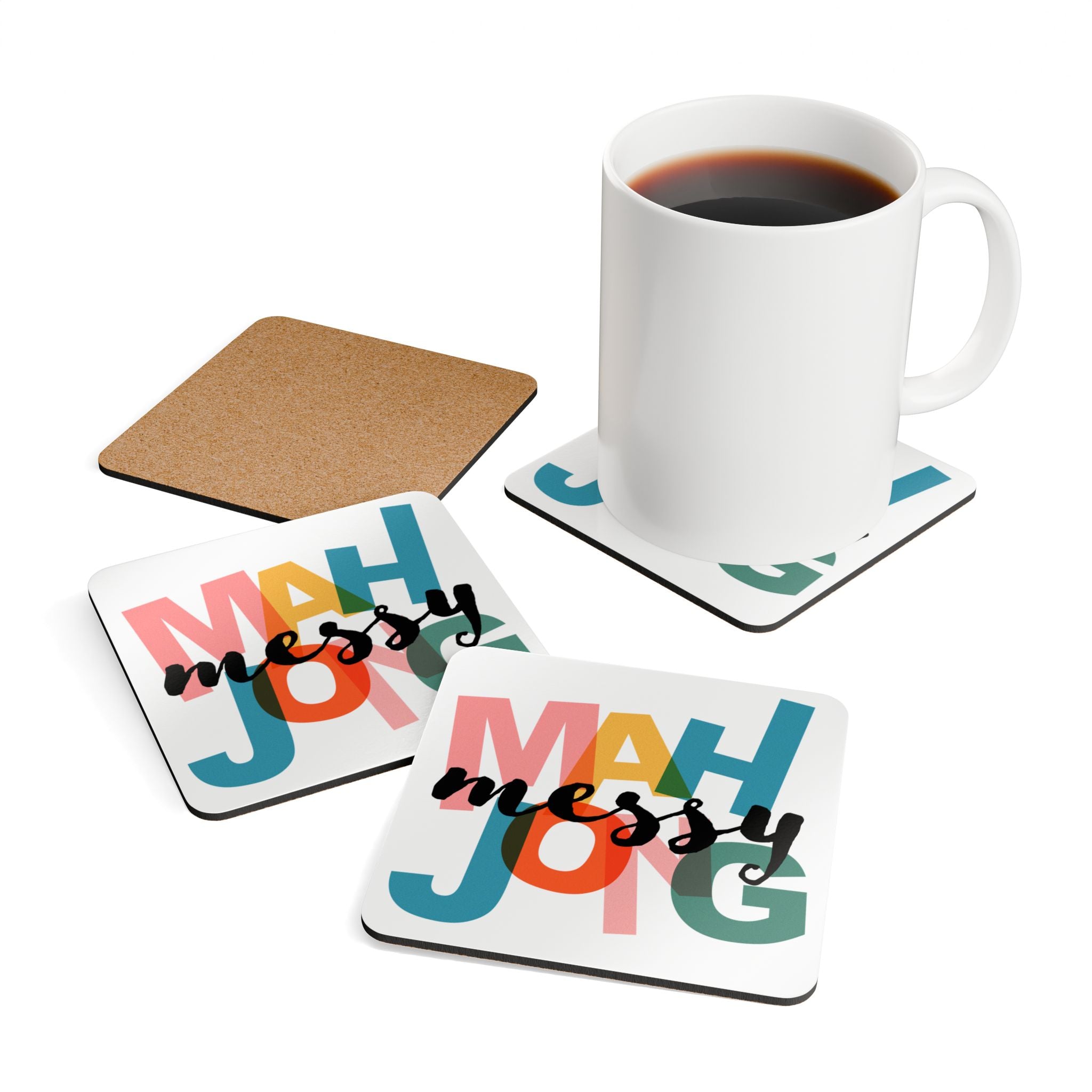 Coasters (4 pack) - Messy Mahjong