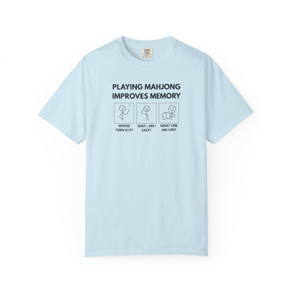 T-Shirt - Mahjong Improves Memory (Comfort Colors - Unisex)