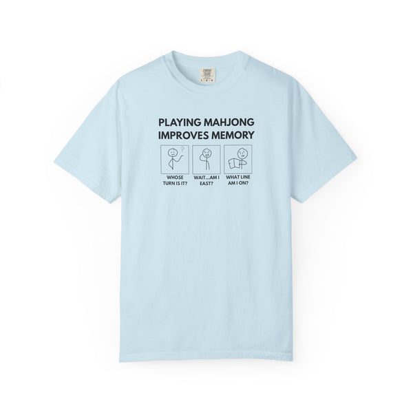 T-Shirt - Mahjong Improves Memory (Comfort Colors - Unisex)