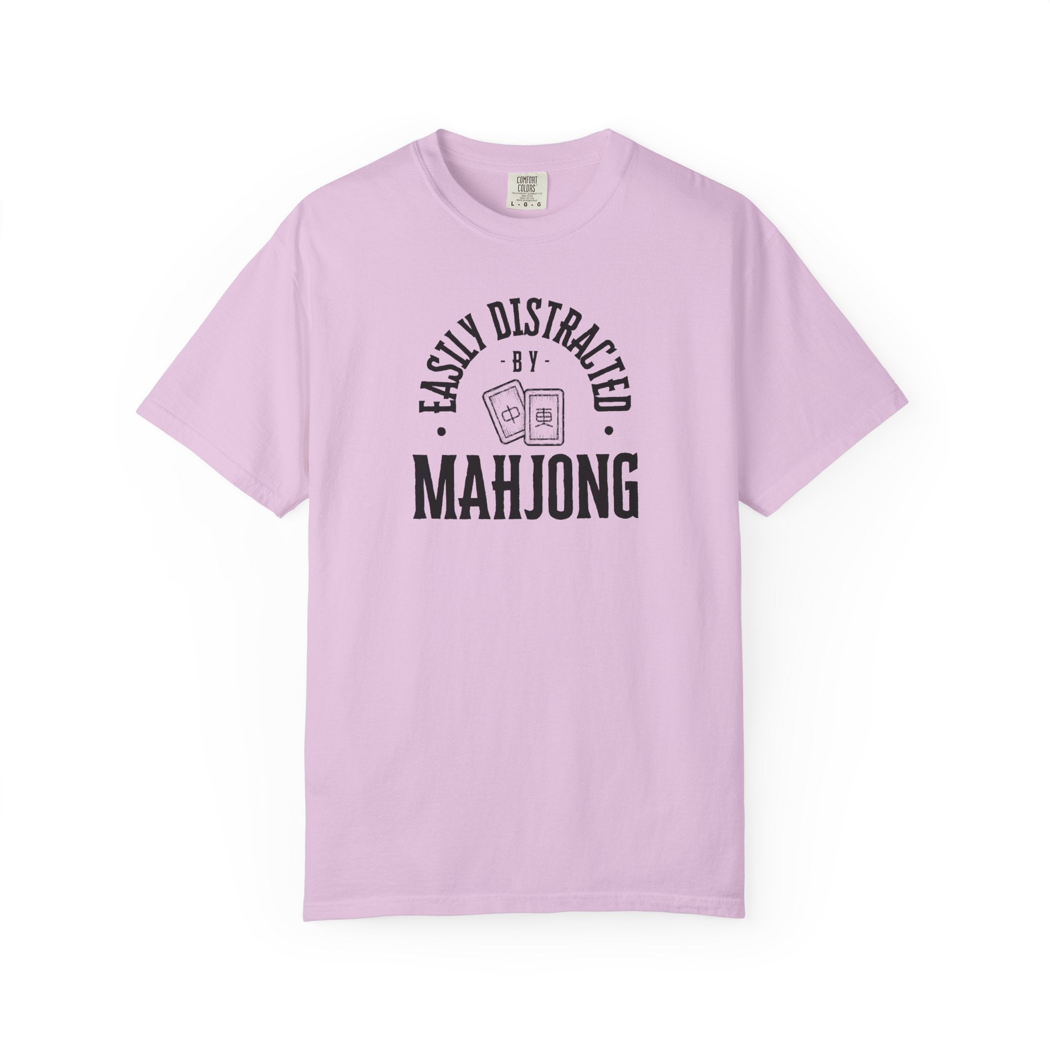 T-Shirt - Easily Distracted by Mahjong (Comfort Colors - Unisex)