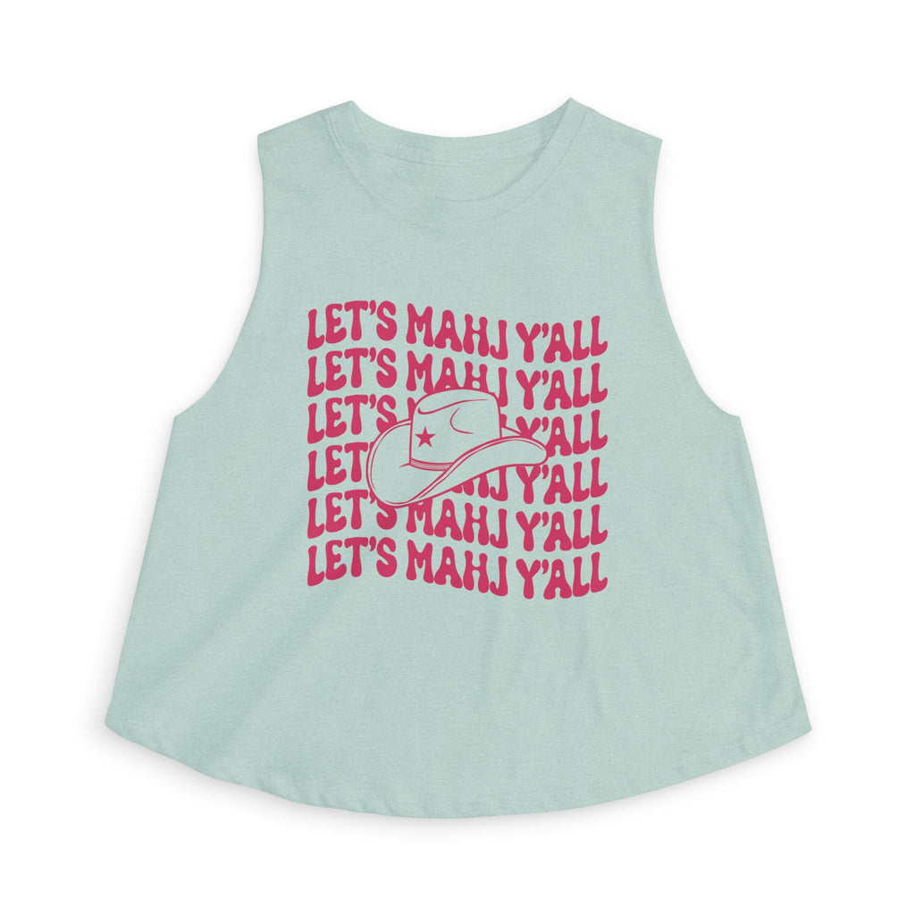 Women's Crop Top - Let's Mahj Y'all (Bella+Canvas)
