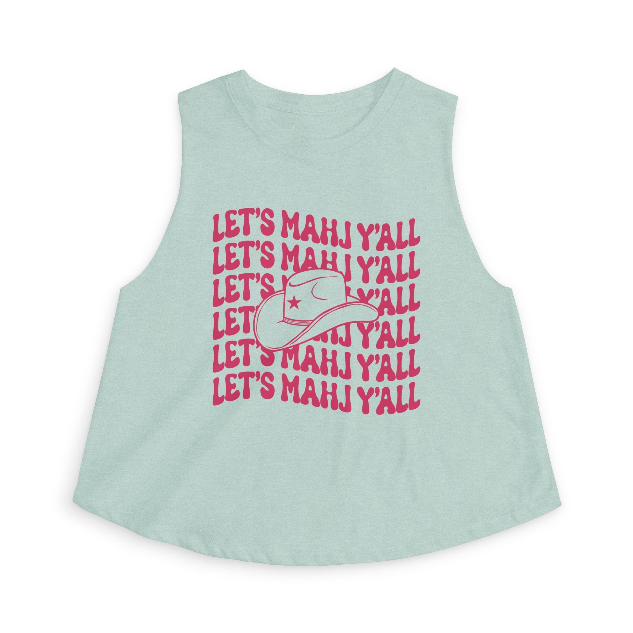 Women's Crop Top - Let's Mahj Y'all (Bella+Canvas)