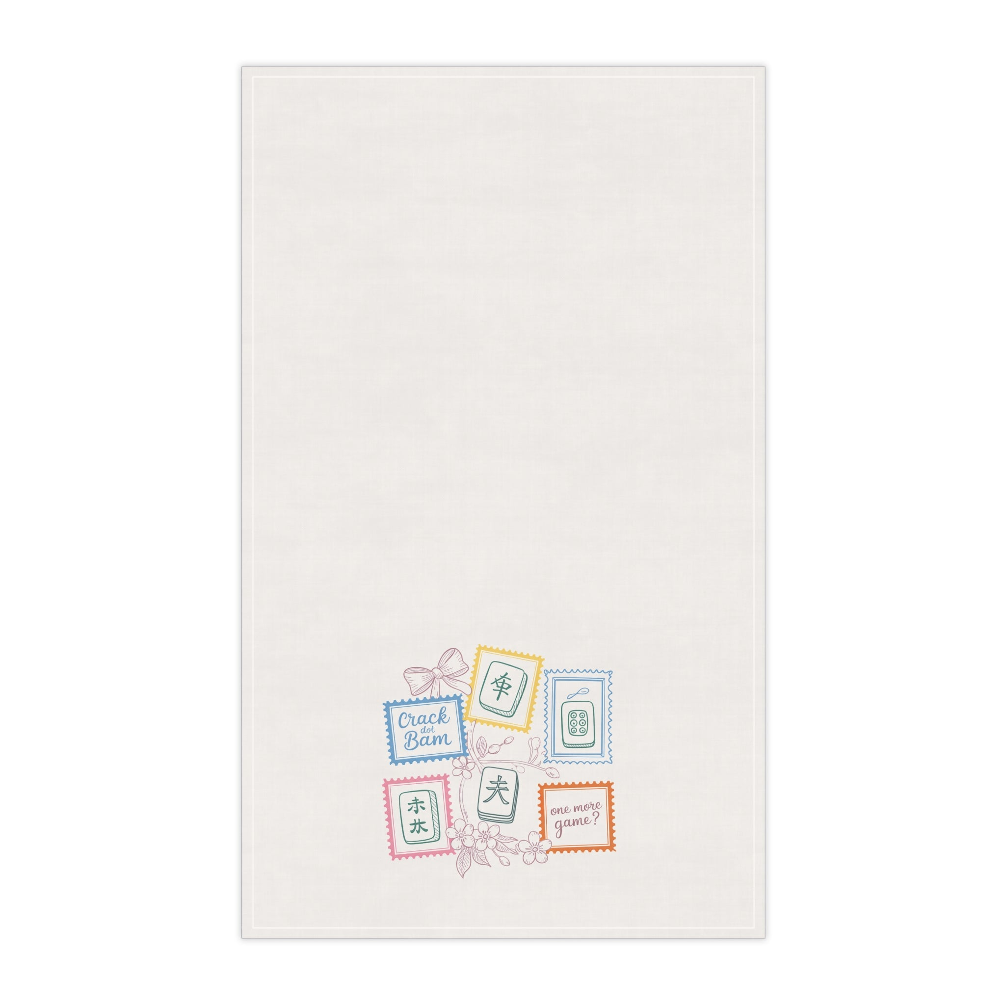 Tea Towel - Pastel Mahjong