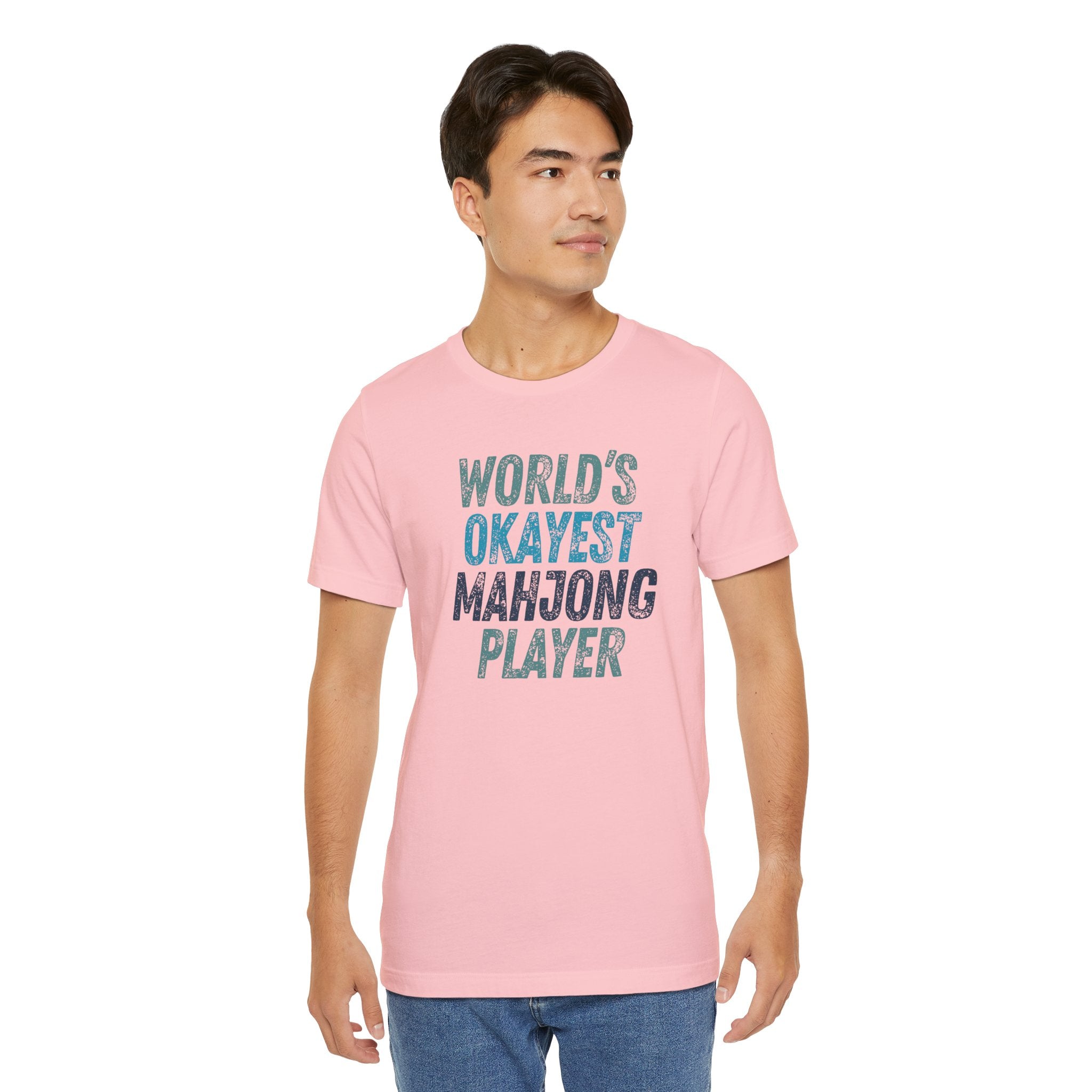 T-Shirt - World's Okayest Mahjong Player (Bella+Canvas - Unisex)