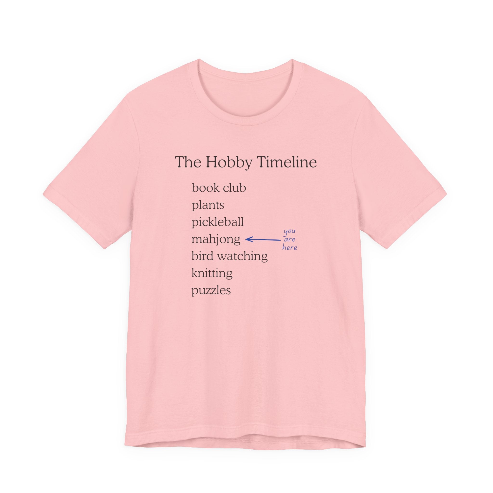 T-Shirt - Hobby Timeline Tee (Bella+Canvas - Unisex)