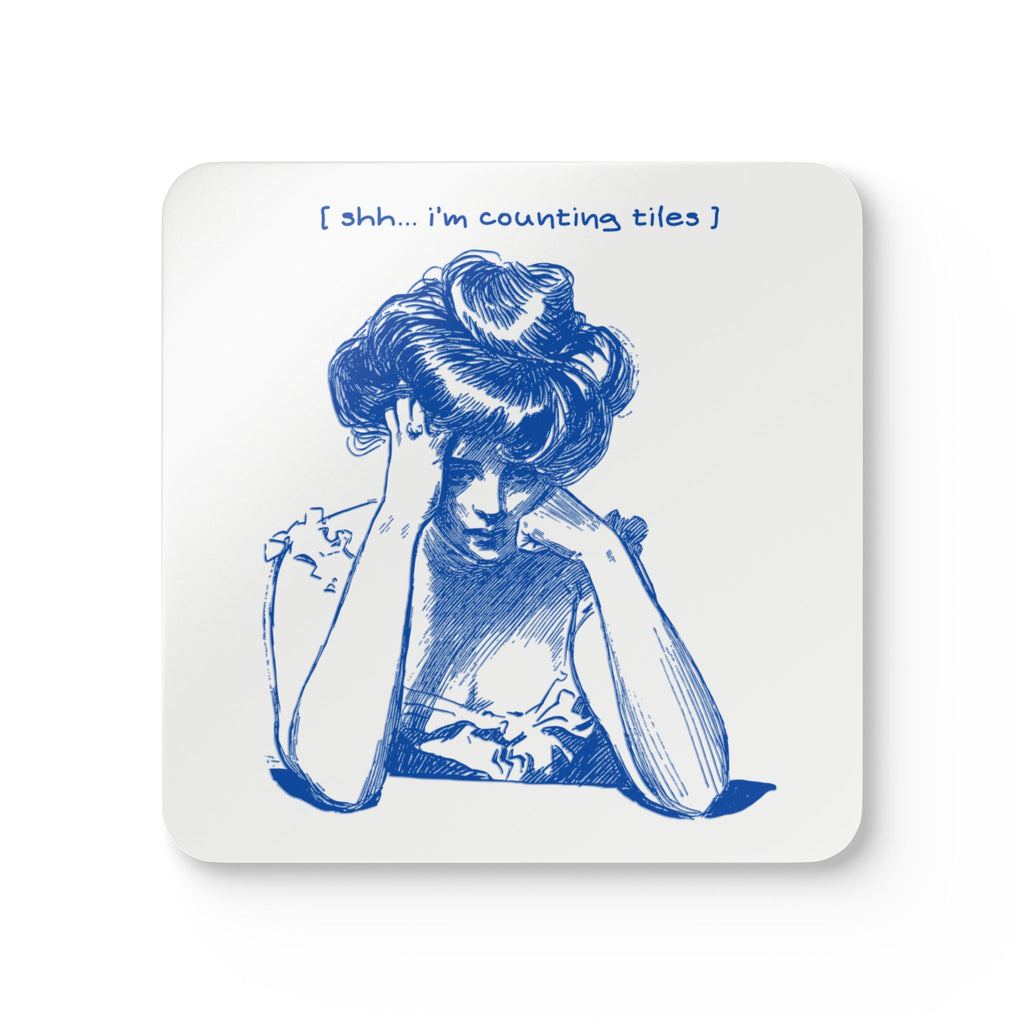 Coasters (4-Pack) - Shh...I'm counting tiles