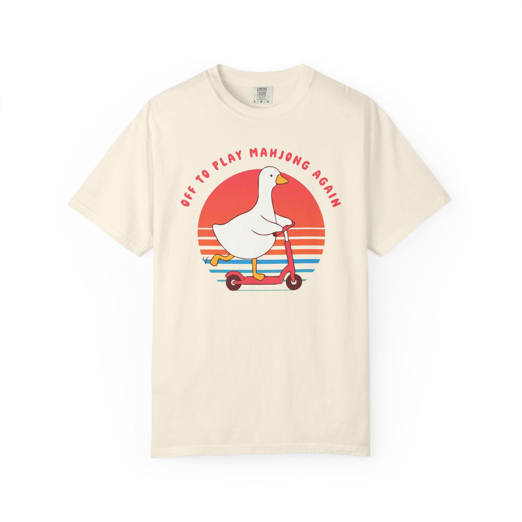 T-Shirt - Off To Play Mahjong Again (Comfort Colors - Unisex)