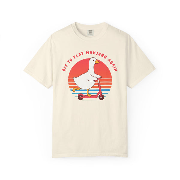 T-Shirt - Off To Play Mahjong Again (Comfort Colors - Unisex)