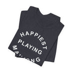 T-Shirt - Happiest Playing Mahjong (Bella+Canvas - Unisex)