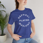 T-Shirt - Happiest Playing Mahjong (Bella+Canvas - Unisex)