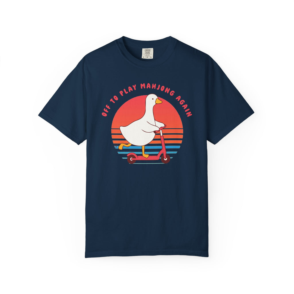 T-Shirt - Off To Play Mahjong Again (Comfort Colors - Unisex)