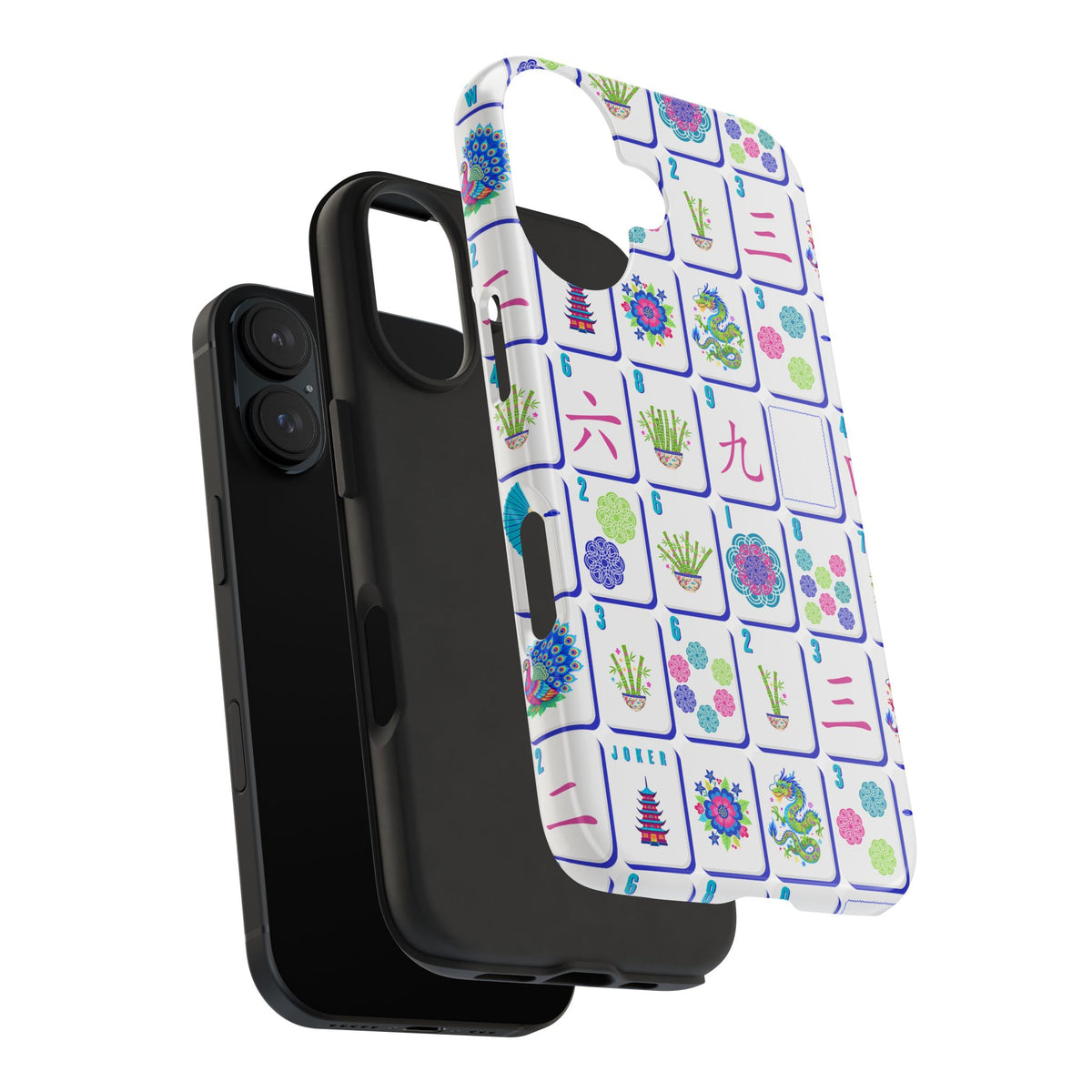 Tough Phone Case - Mahjong Tiles