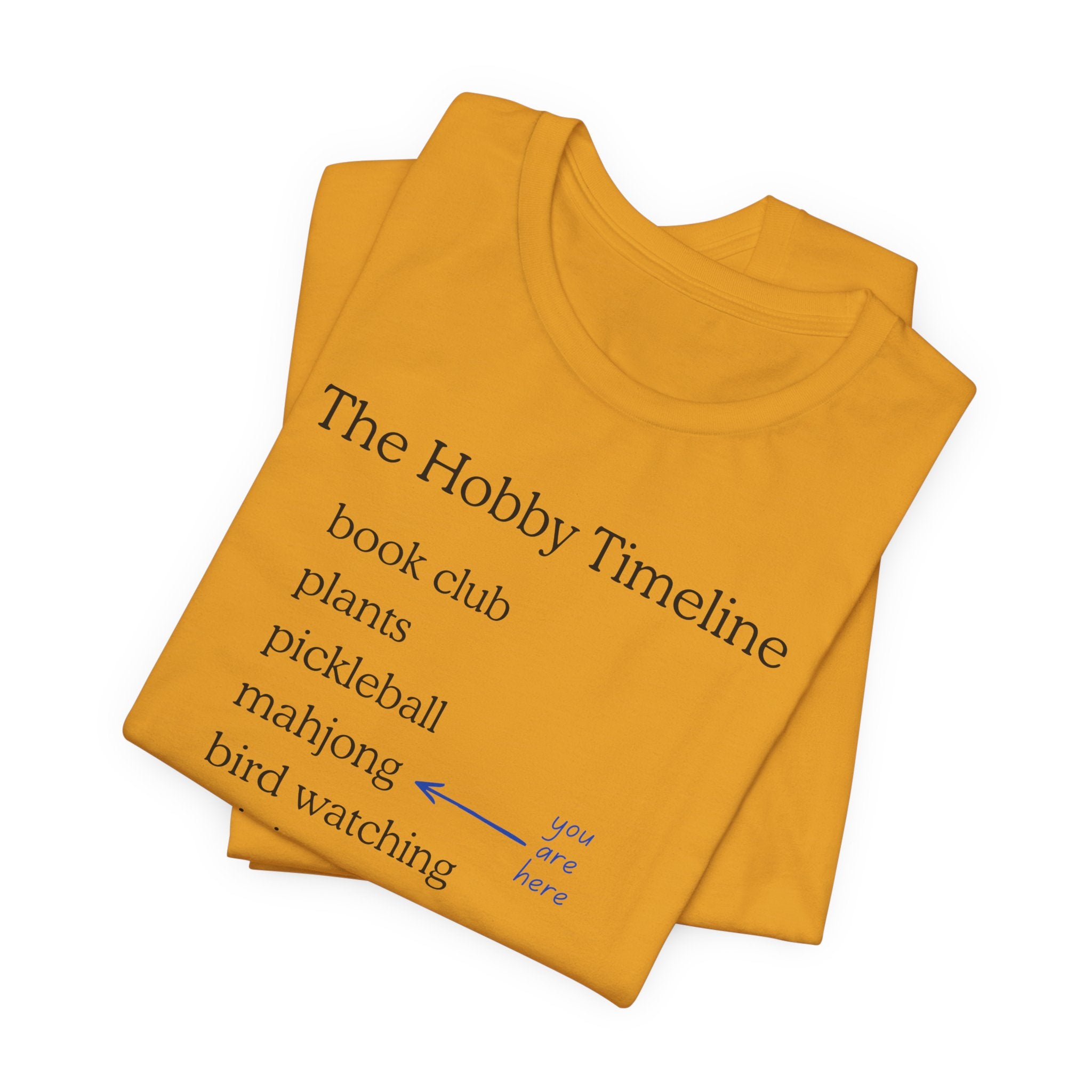 T-Shirt - Hobby Timeline Tee (Bella+Canvas - Unisex)