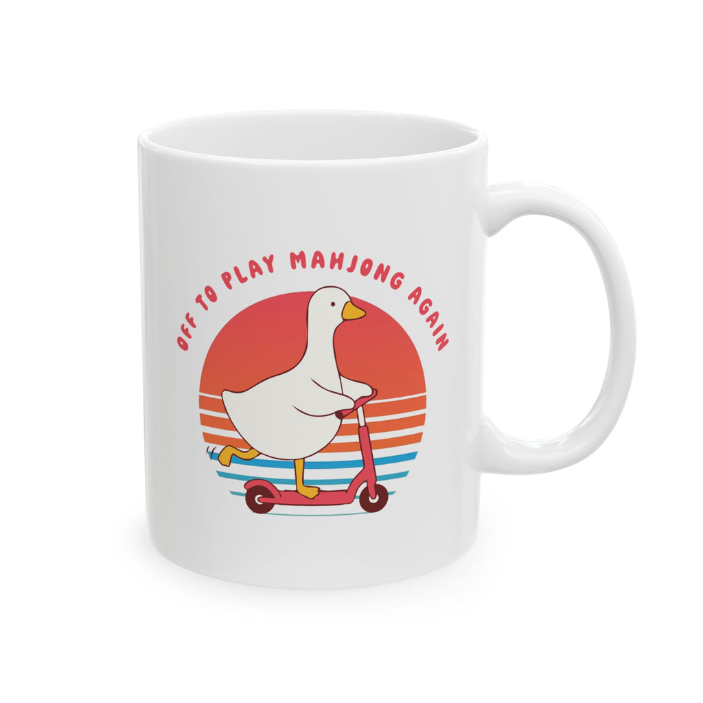 Mug - Off to Play Mahjong - Silly Goose Collection