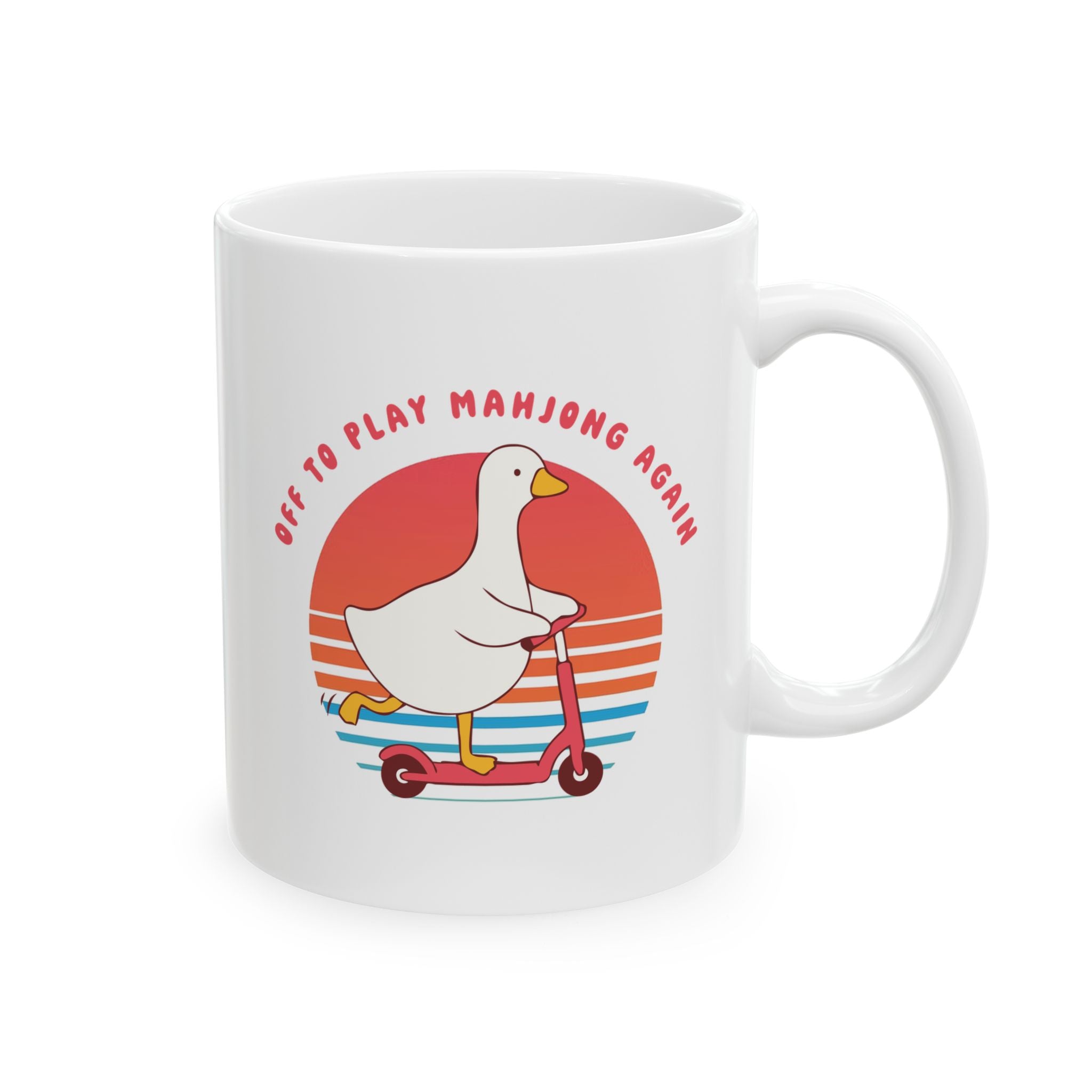 Mug - Off to Play Mahjong - Silly Goose Collection
