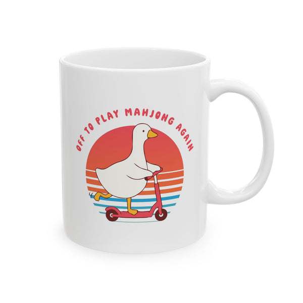 Mug - Off to Play Mahjong - Silly Goose Collection