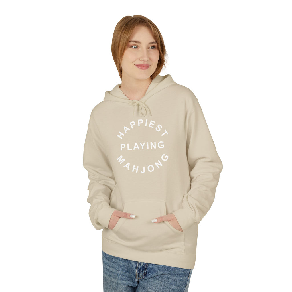 Hoodie - Happiest Playing Mahjong