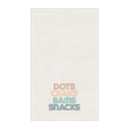 Tea Towel - Dots Craks Bams Snacks