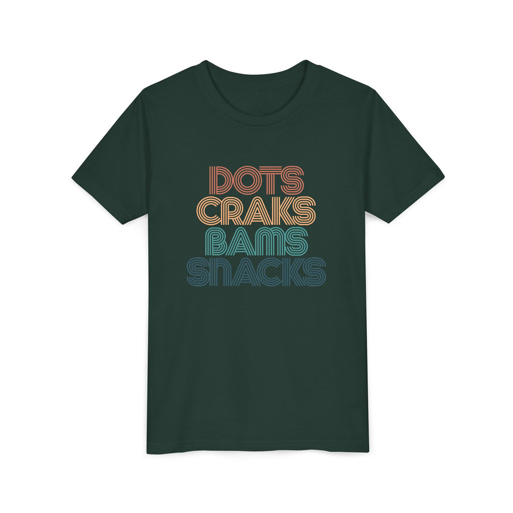 Youth Tee - Dots Craks Bams Snacks