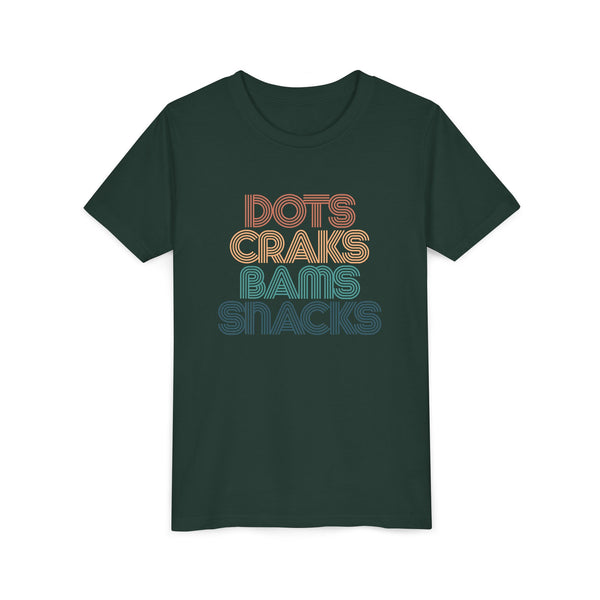 Youth Tee - Dots Craks Bams Snacks