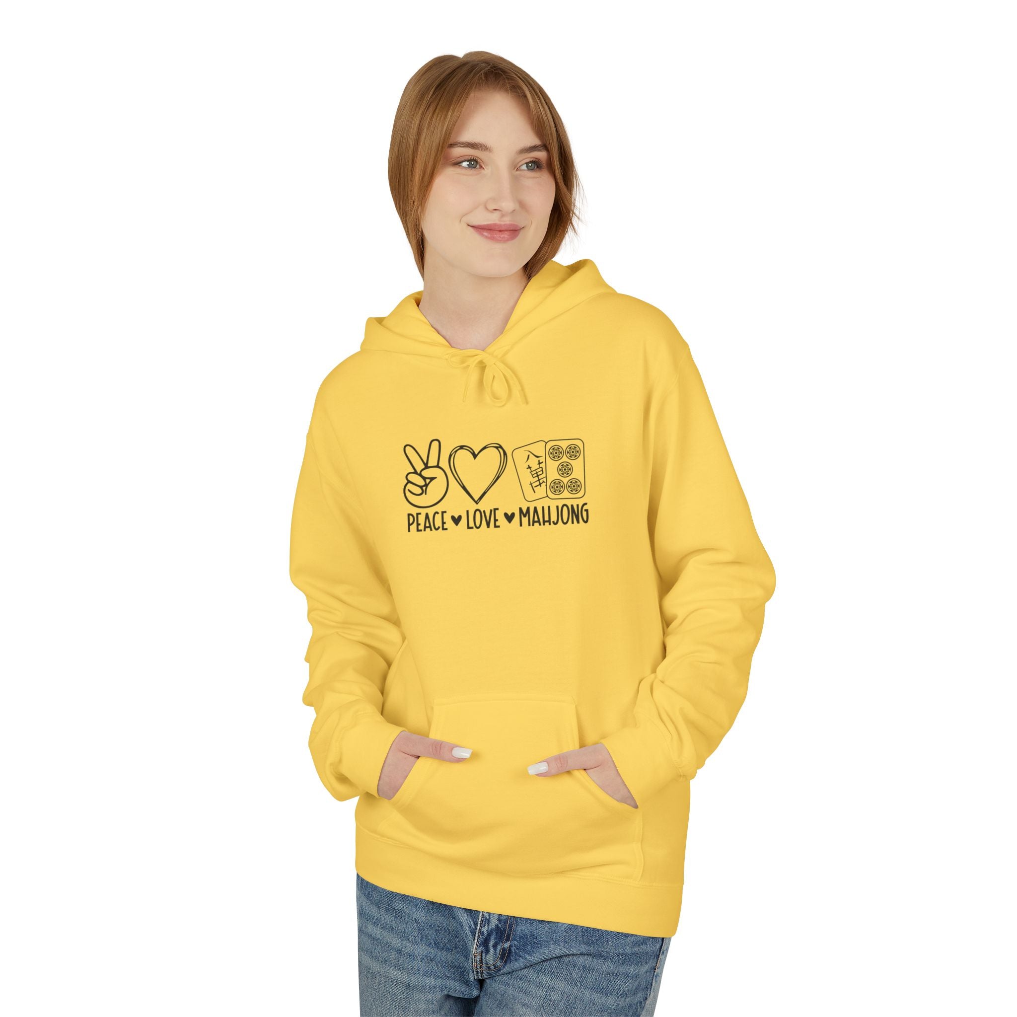 Hoodie - Peace Love Mahjong