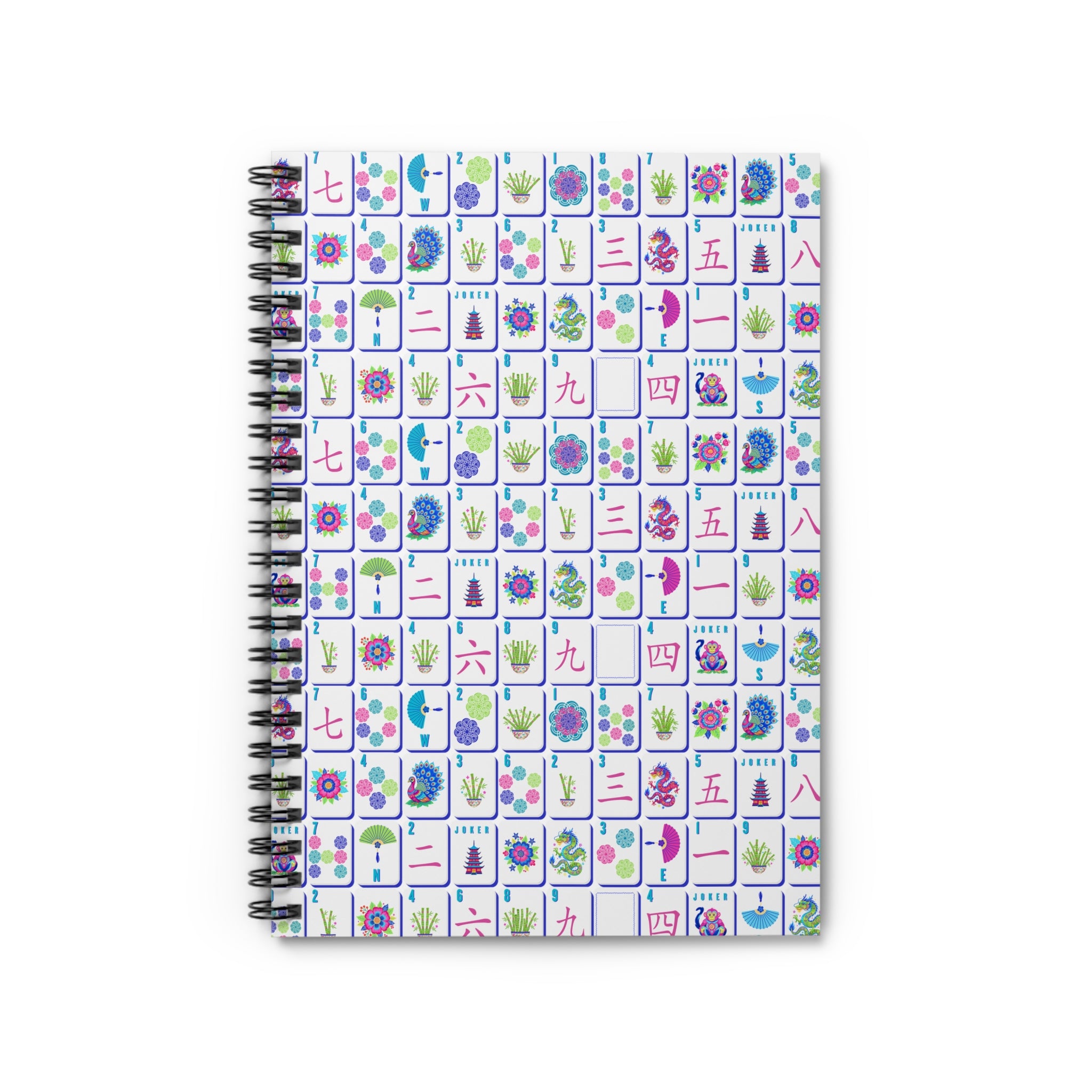 Spiral Notebook - Mahjong Tiles Main image