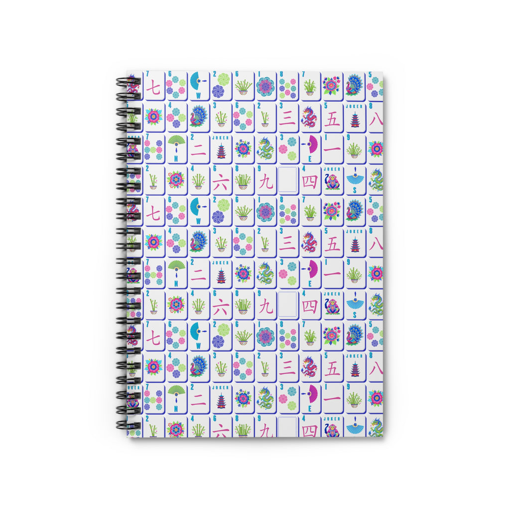 Spiral Notebook - Mahjong Tiles