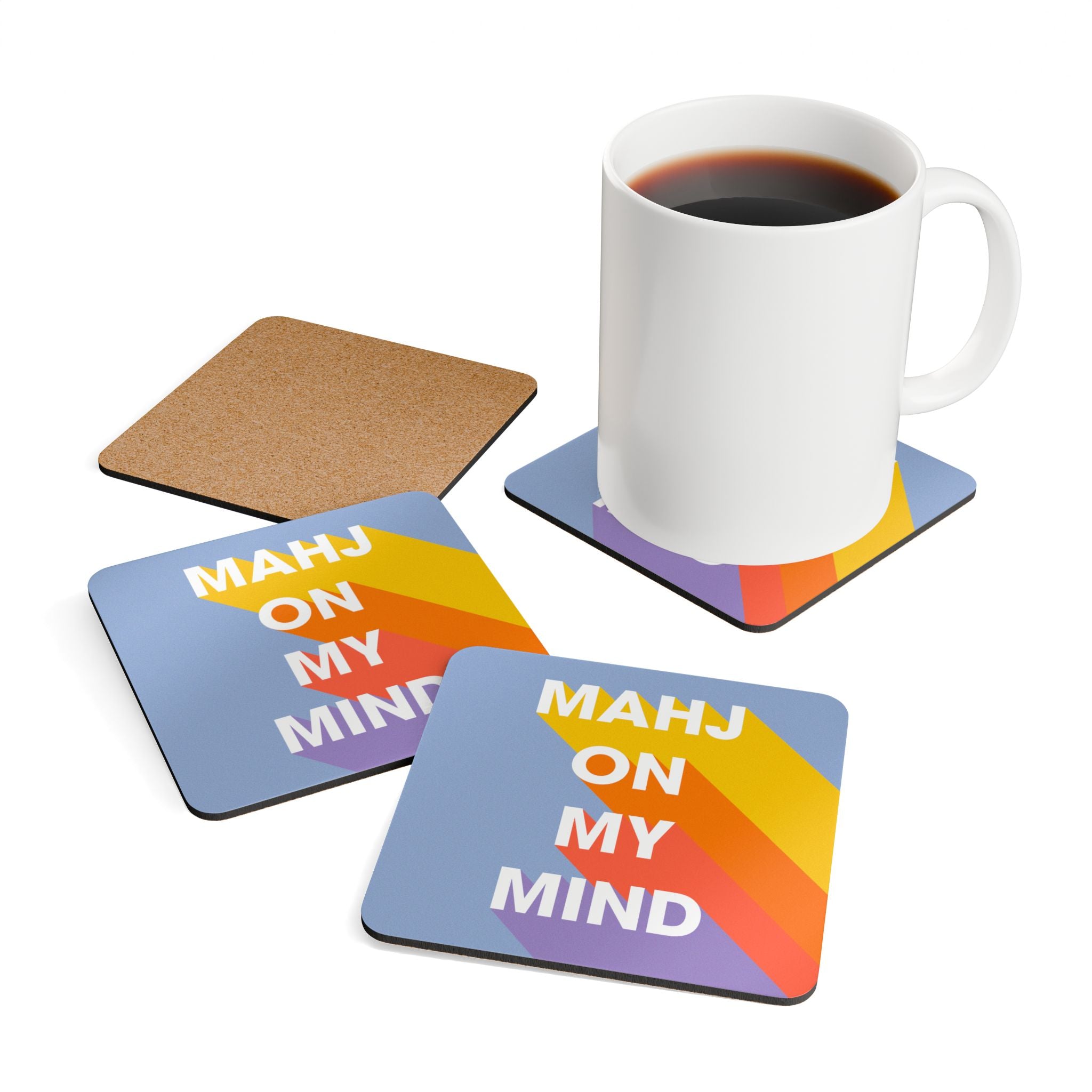 Coasters (4-Pack) - Mahj On My Mind
