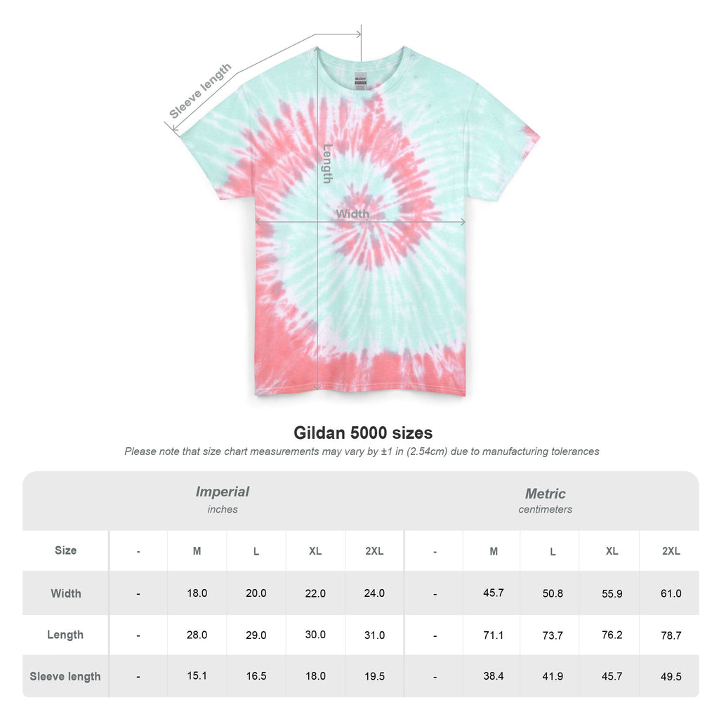 T-Shirt - Tie Dye - "Peace  Love  Mahjong" (Unisex)