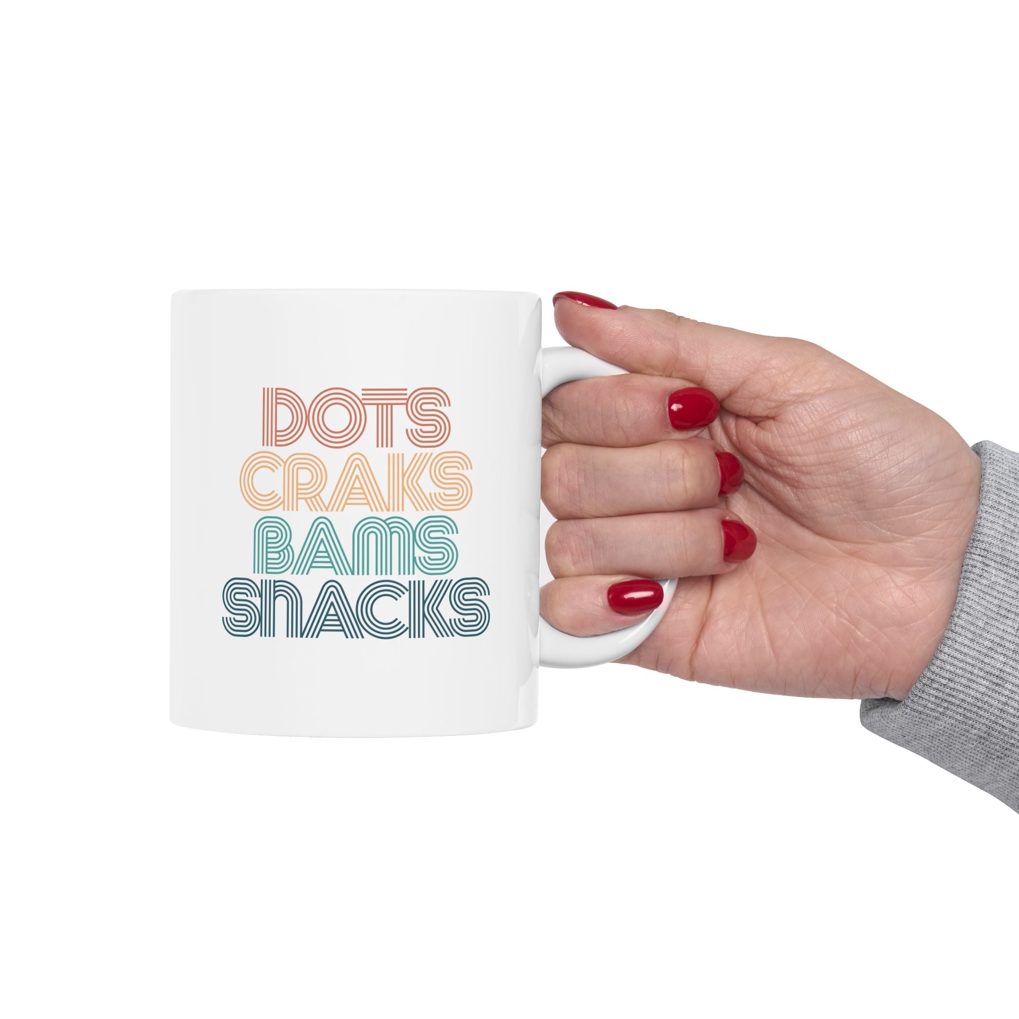 Mug - Dots Craks Bams Snacks