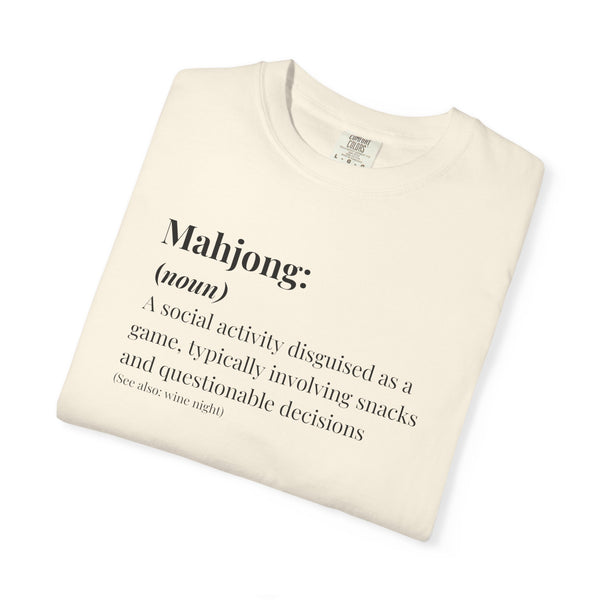 T-Shirt - Mahjong definition (Comfort Colors - Unisex)