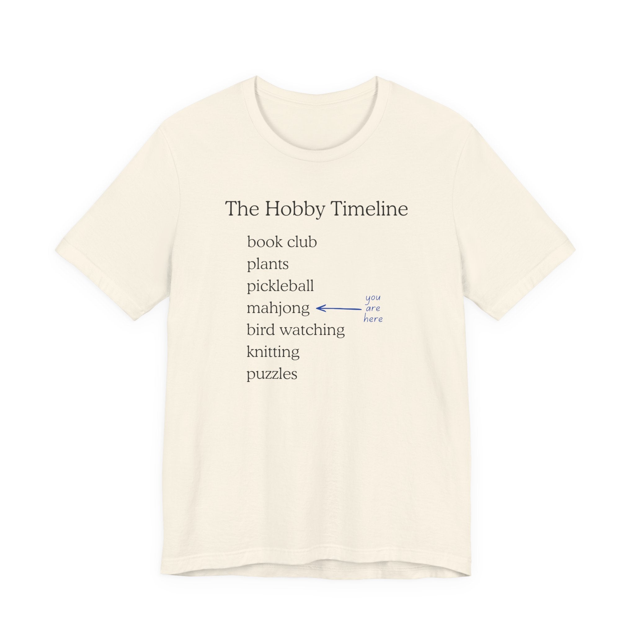 T-Shirt - Hobby Timeline Tee (Bella+Canvas - Unisex)