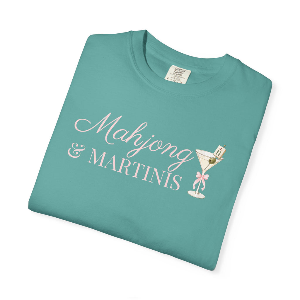 T-Shirt - Mahjong & Martinis T-Shirt (Comfort Colors - Unisex)