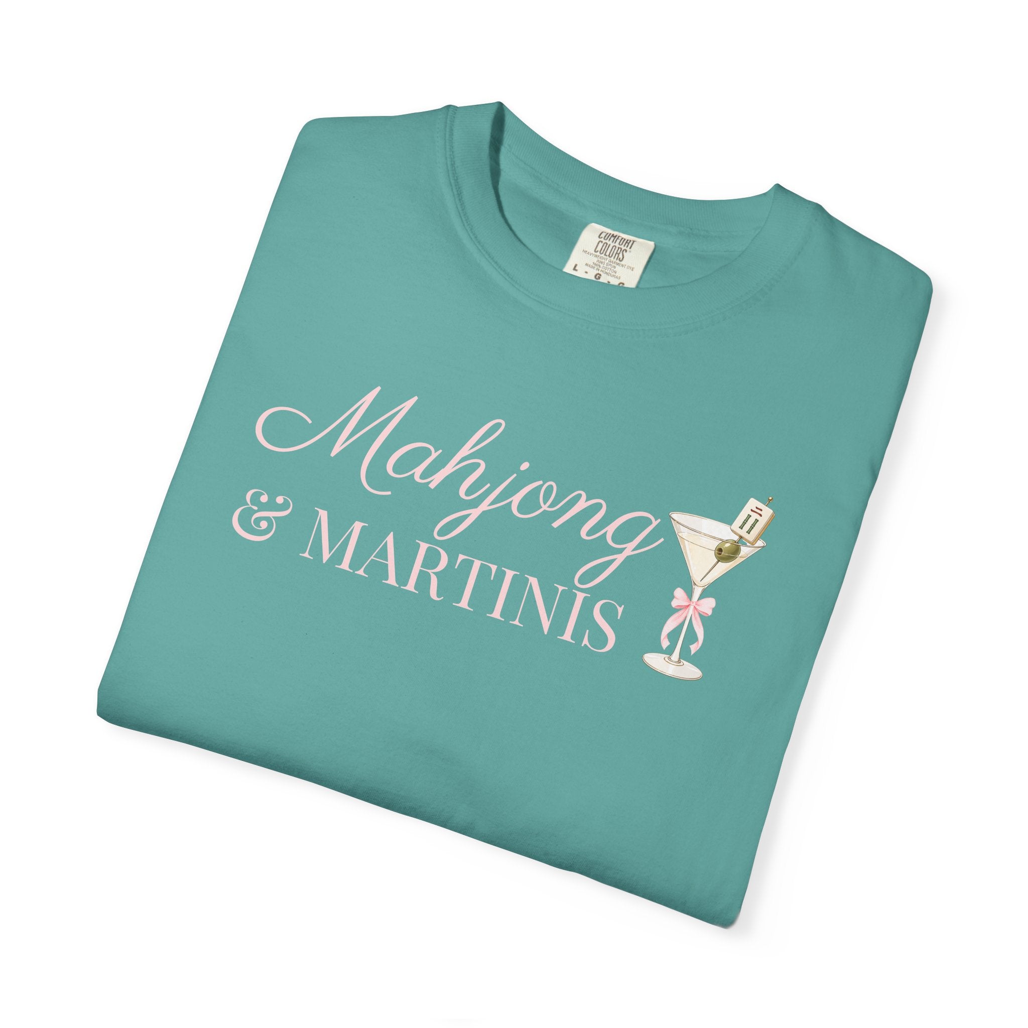 T-Shirt - Mahjong & Martinis T-Shirt (Comfort Colors - Unisex)