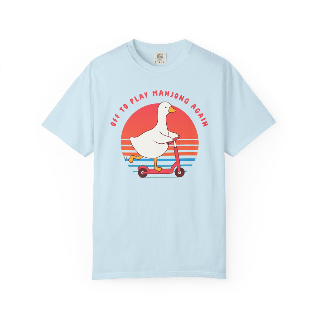 T-Shirt - Off To Play Mahjong Again (Comfort Colors - Unisex)