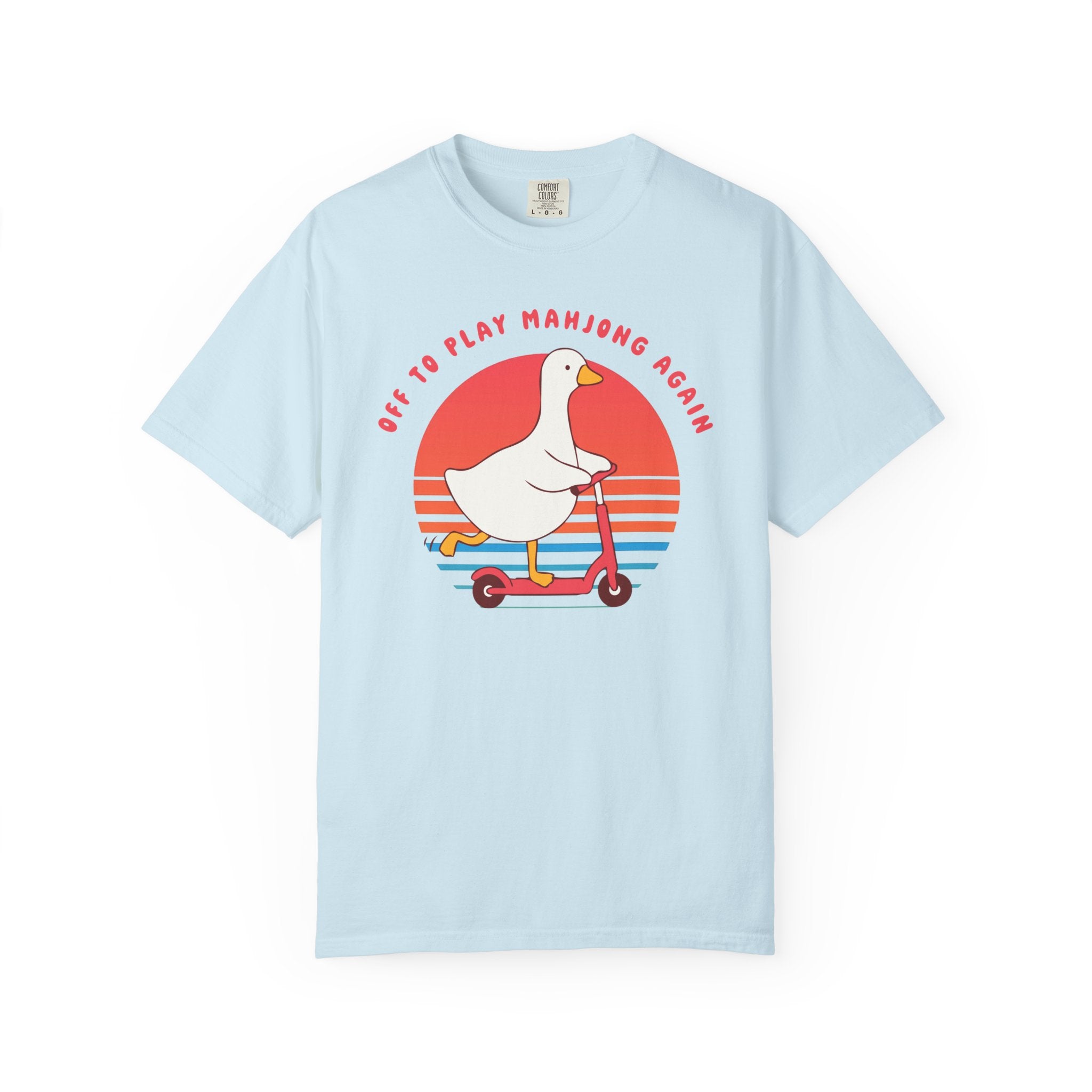 T-Shirt - Off To Play Mahjong Again (Comfort Colors - Unisex)