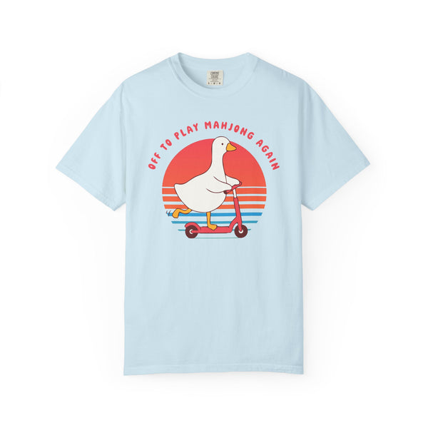 T-Shirt - Off To Play Mahjong Again (Comfort Colors - Unisex)