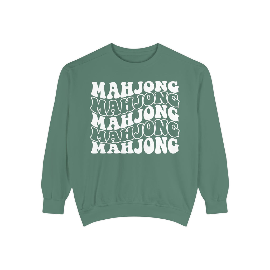 Crewneck Sweatshirt - Mahjong Retro Stack