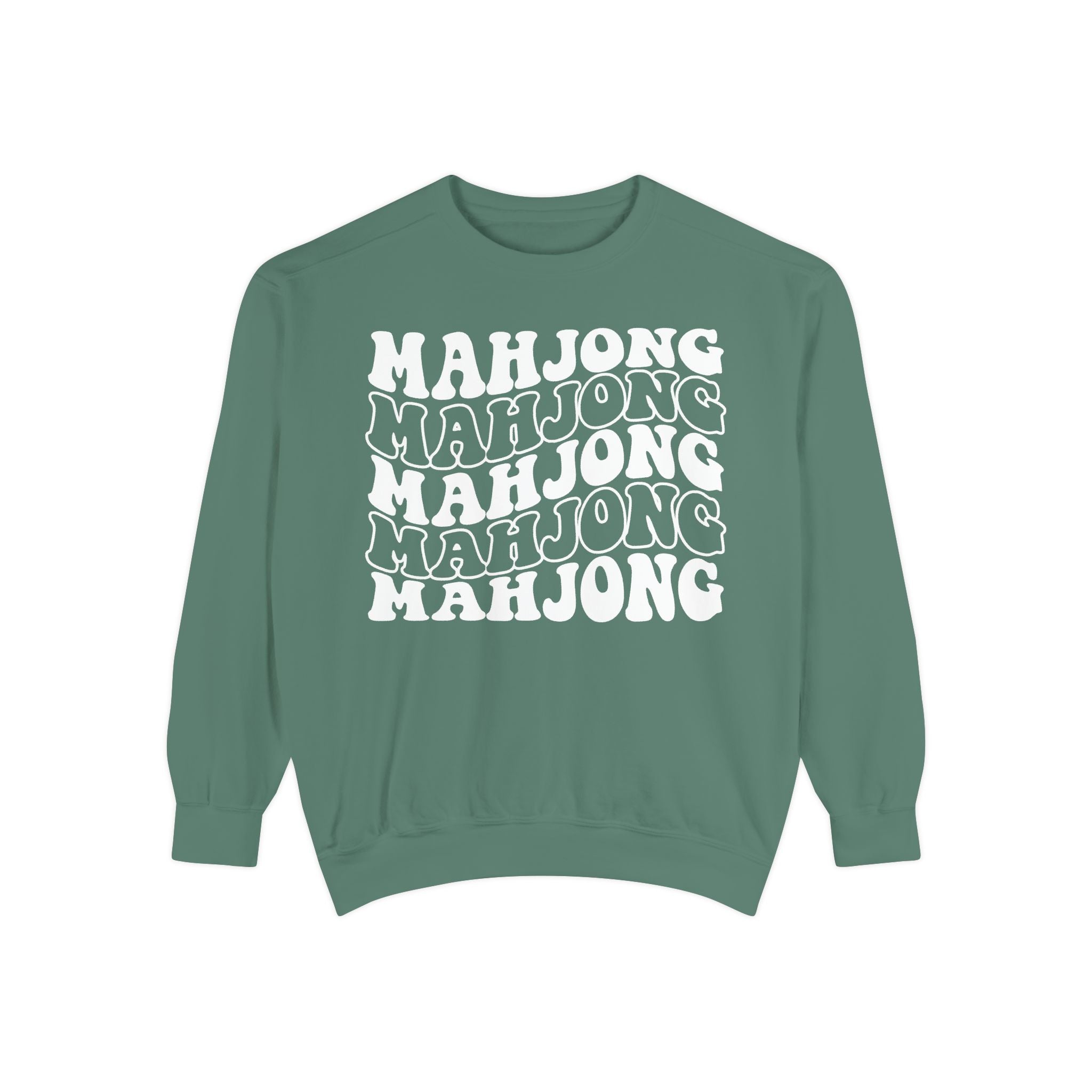 Crewneck Sweatshirt - Mahjong Retro Stack