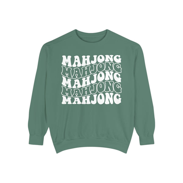 Crewneck Sweatshirt - Mahjong Retro Stack