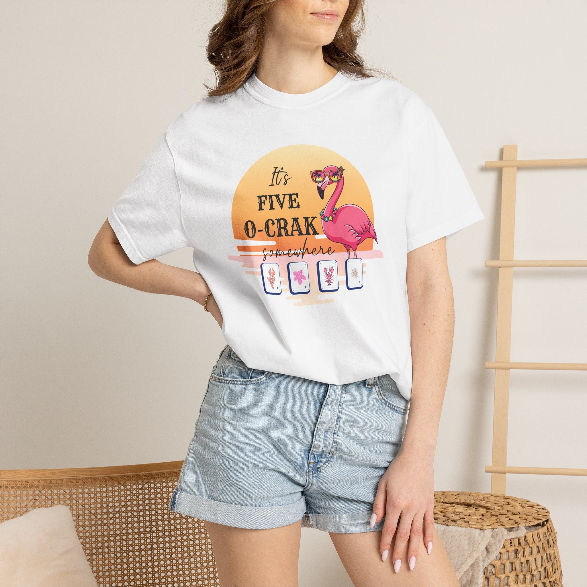 T-Shirt - It's Five O-Crak Somewhere (Comfort Colors - Unisex)