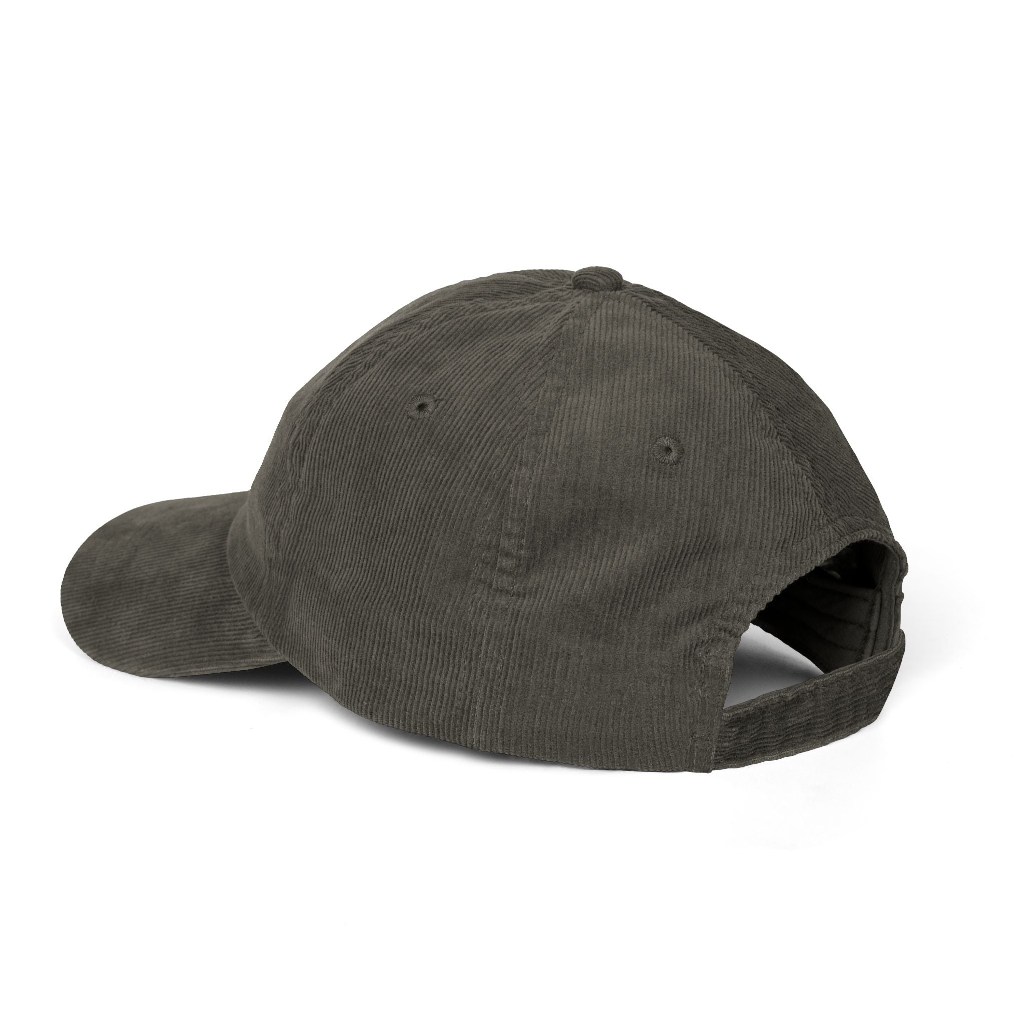 Hat - Embroidered Mahjong Dragon Tile on Corduroy Baseball Hat