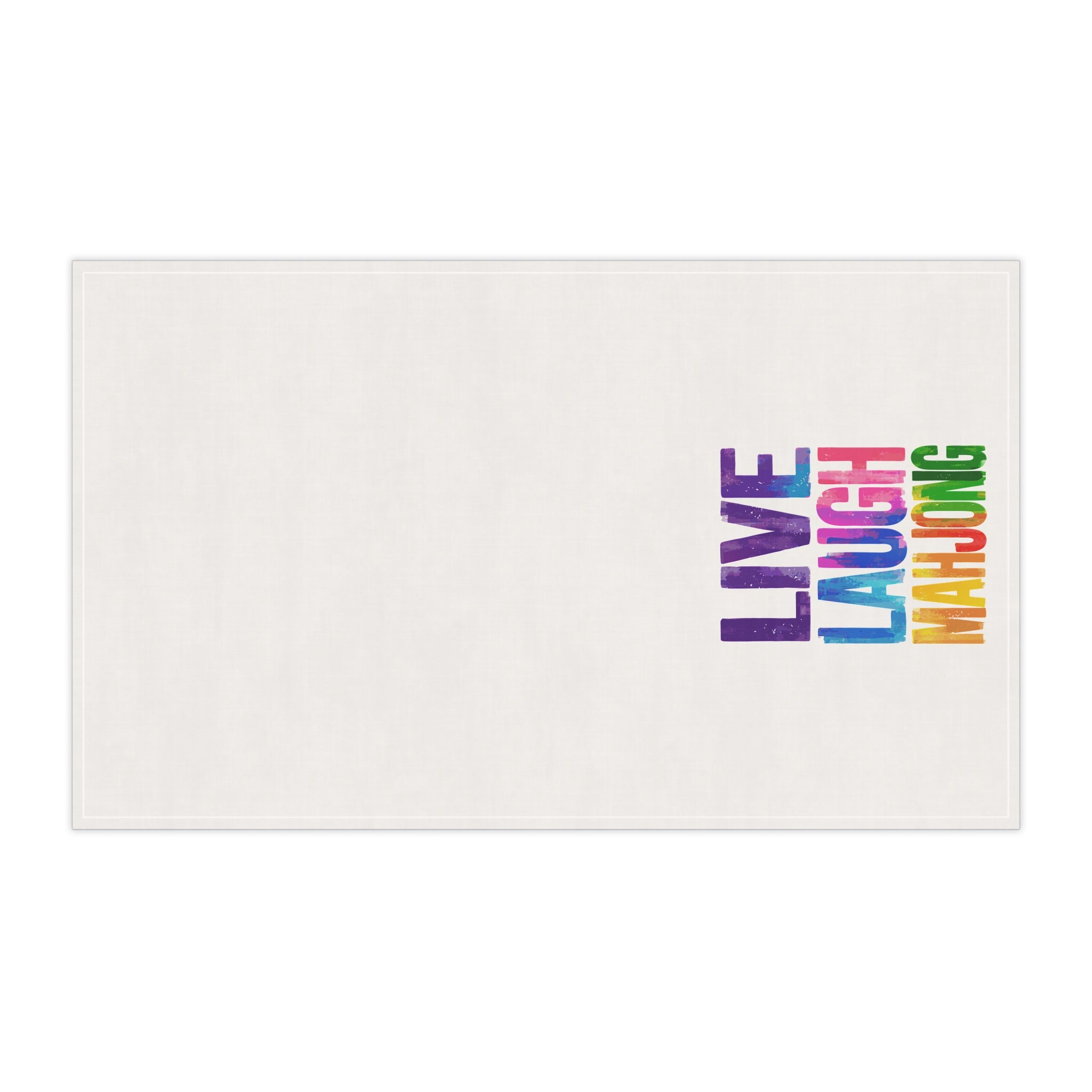 Tea Towels - Live Laugh Mahjong