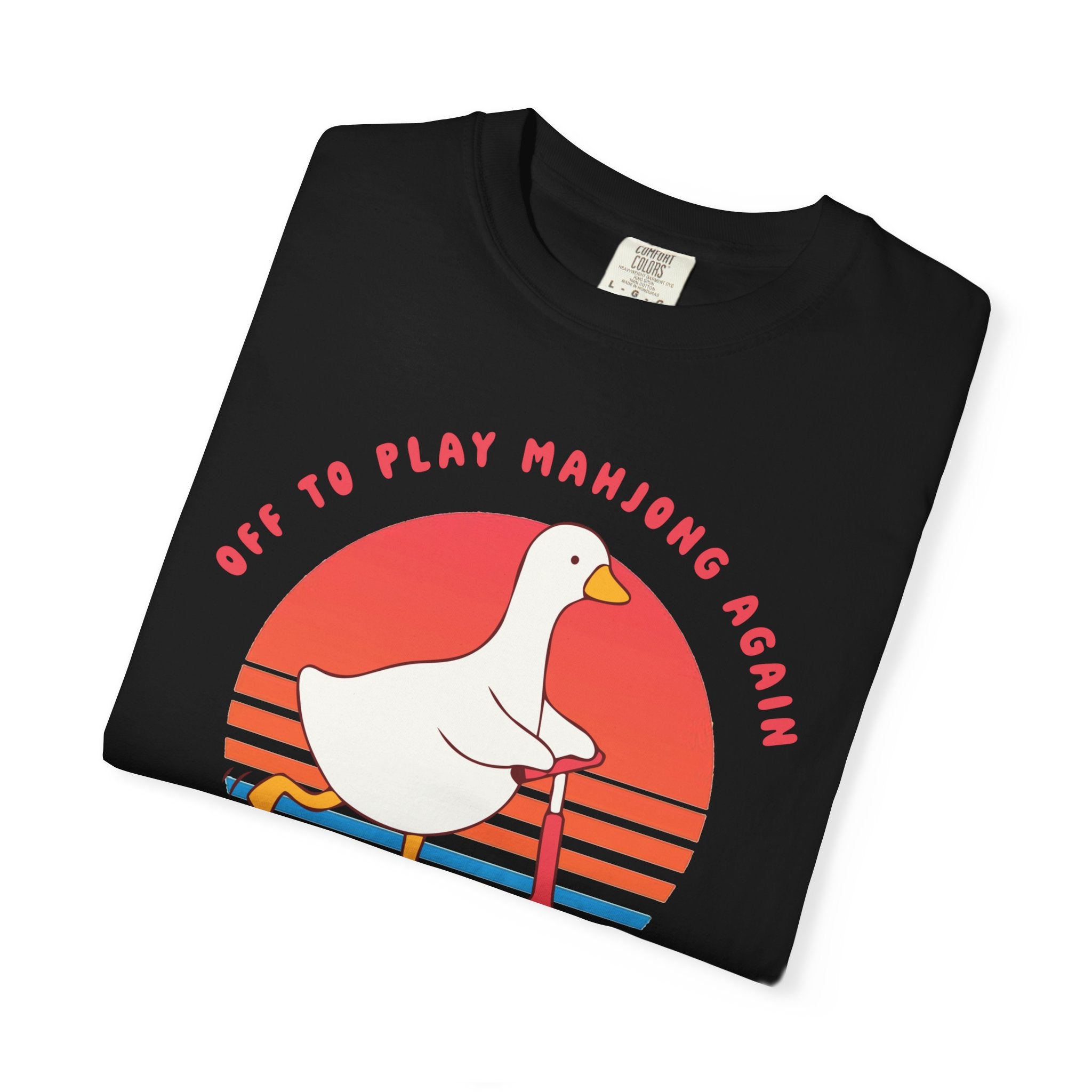 T-Shirt - Off To Play Mahjong Again (Comfort Colors - Unisex)