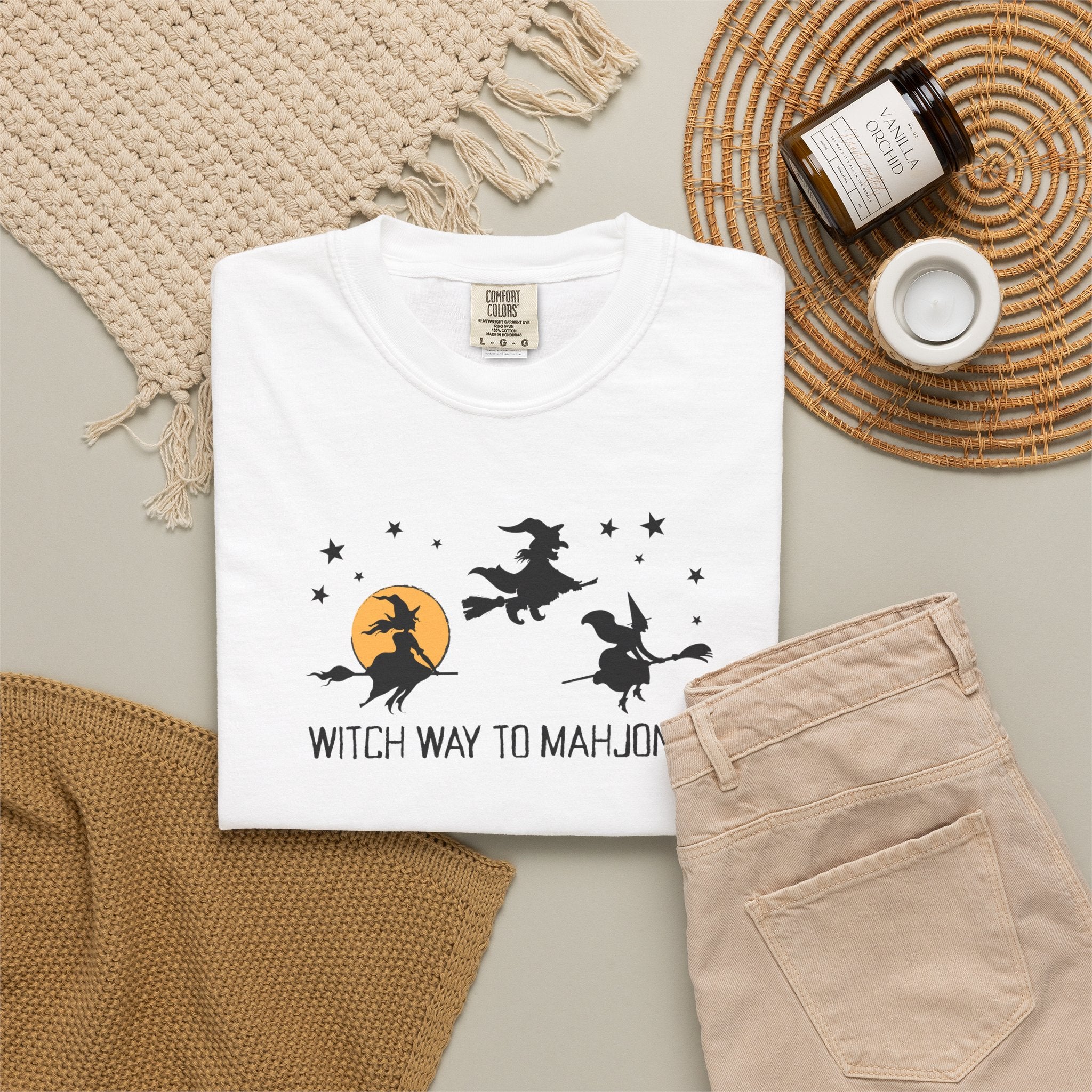 T-Shirt - Witch Way to Mahjong (Comfort Colors)