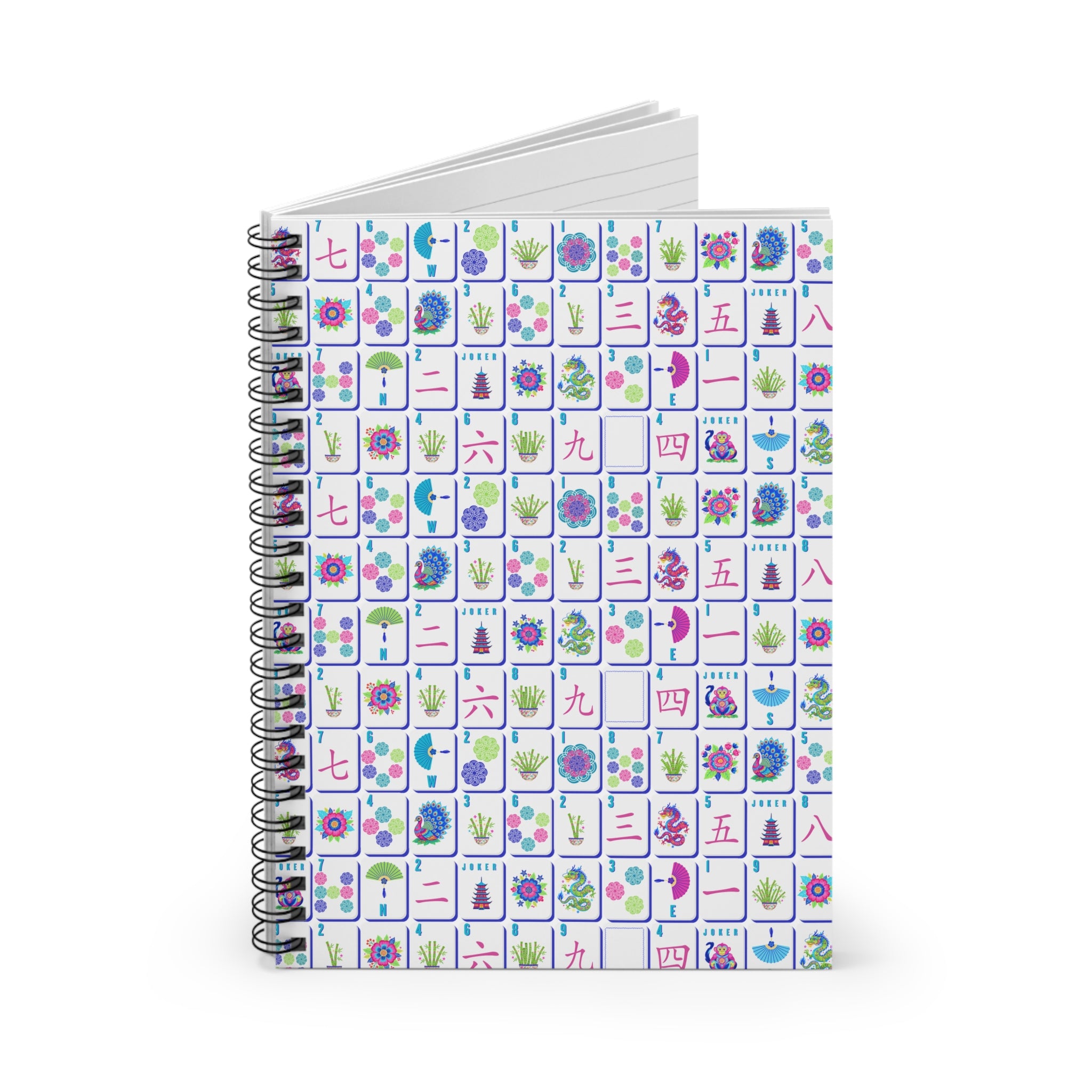 Spiral Notebook - Mahjong Tiles Secondary image