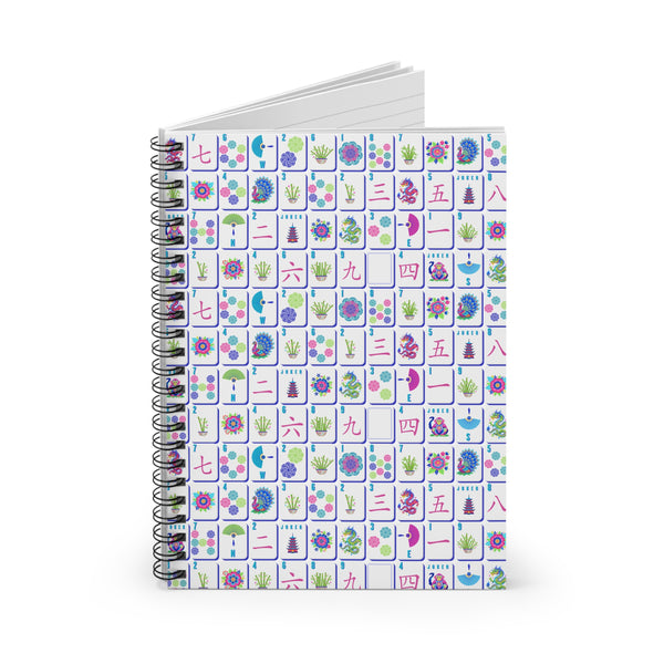 Spiral Notebook - Mahjong Tiles